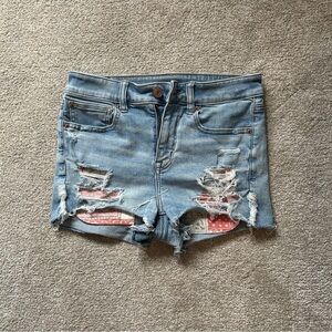 AE fashion Distressed Denim Shorts